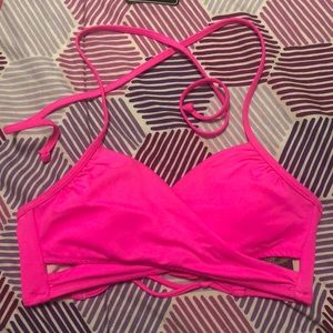 PINK-Victoria Secret bikini top size XS neon pink